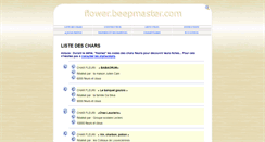 Desktop Screenshot of flower.beepmaster.com